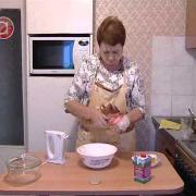 Как приготовить Творожный пудинг с персиками?